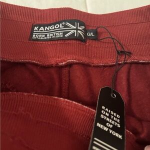 Kangol Burgundy Casual Pants
